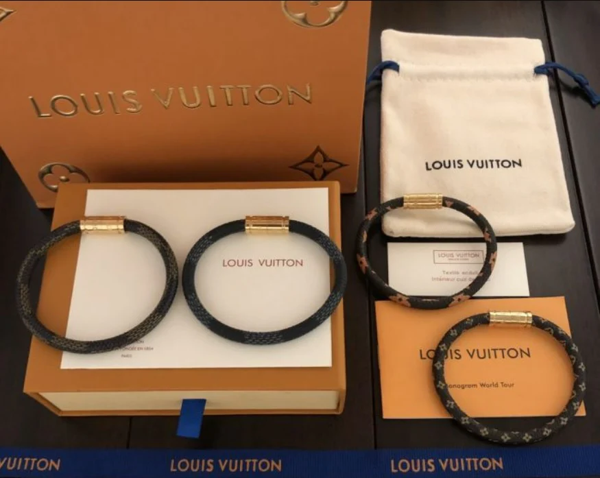 Louis Vuitton Leather Bracelet